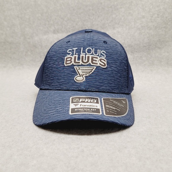 Fanatics Other - Fanatics St. Louis Blues Official‎ NHL Logo Adjustable Flex L/XL Adult Hat Blue
